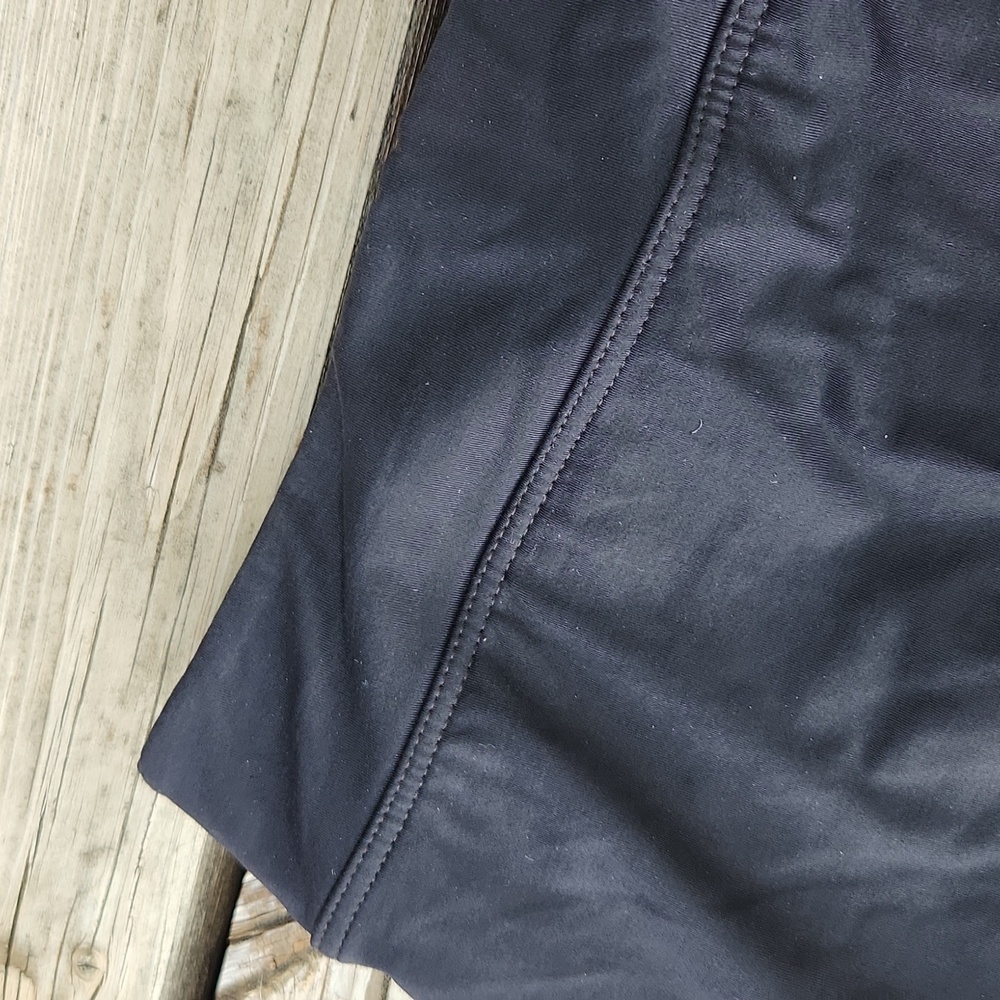 Lands' End Black Swim Skirt 8 Stretch Skort Pool Beach Stretch Comfy - Picture 4 of 5